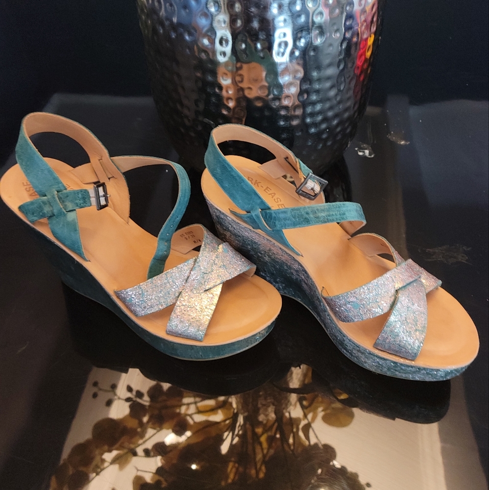 Women's  Sandals, Turquoise size 9